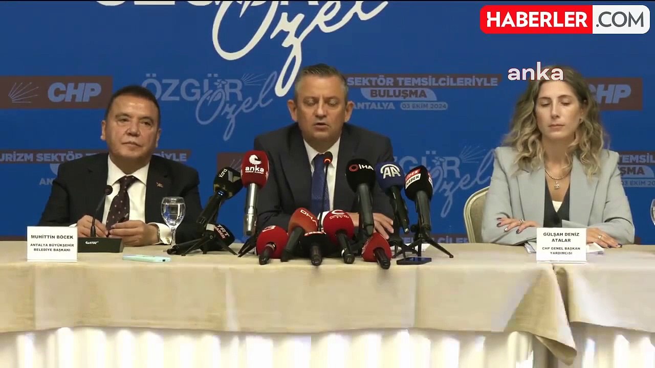 Özgür Özel Antalya'da.