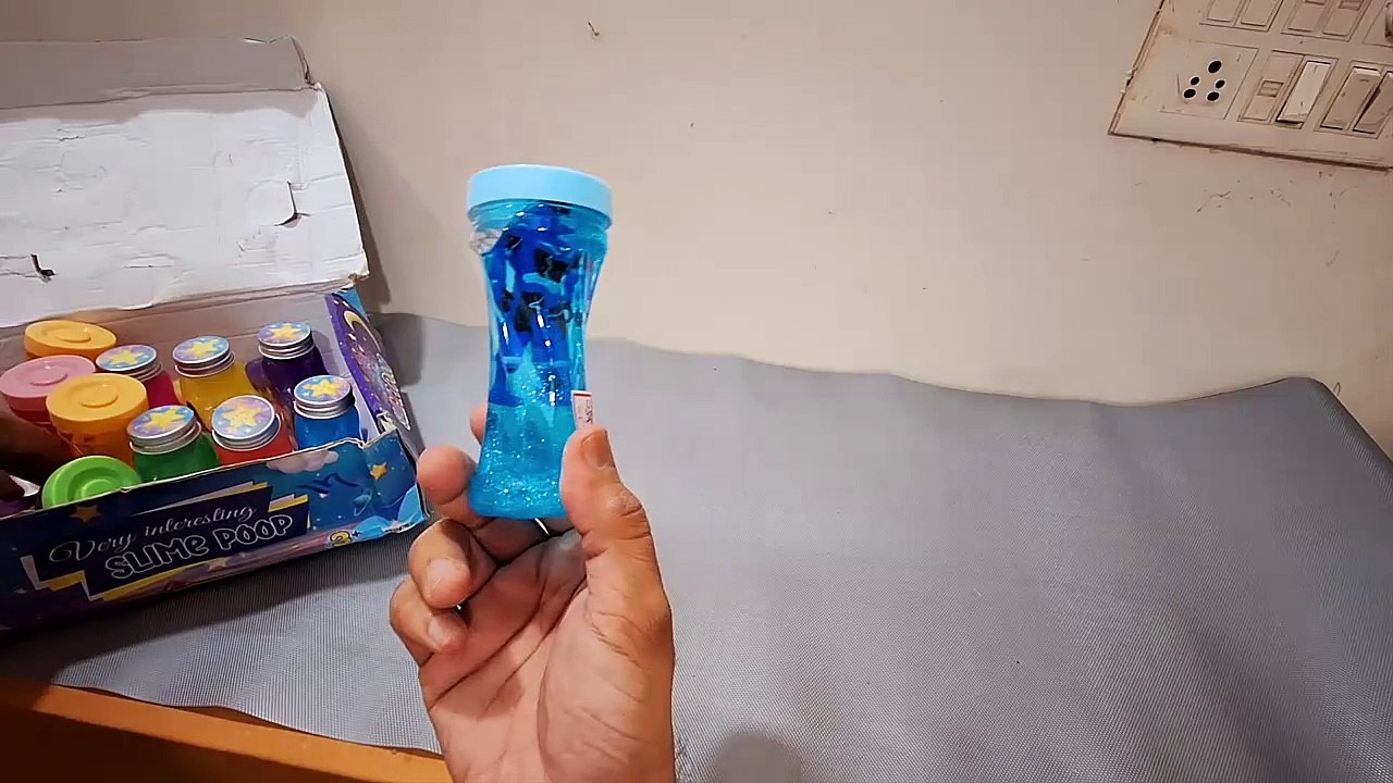 Unboxing and Review of Metallic Magic Toy Slimy Slime Gel Jelly Putty Art Toys Birthday Gift Box for Boys Girls