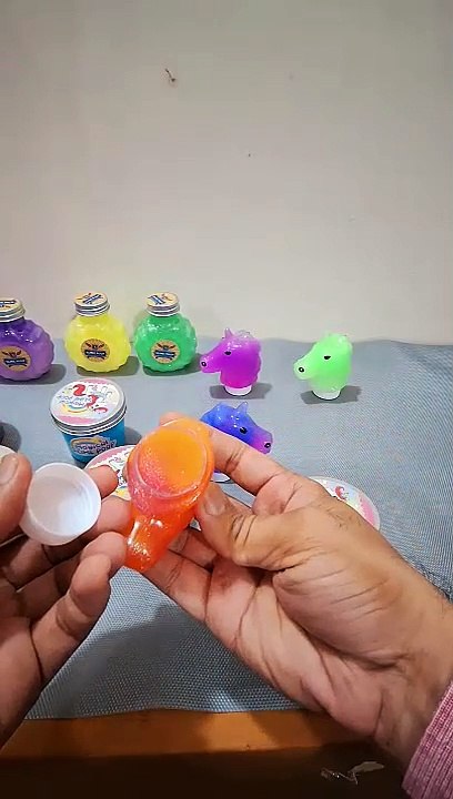 Unboxing Metallic Magic Slime Gel Putty - Cool Birthday Gift Box for Kids!