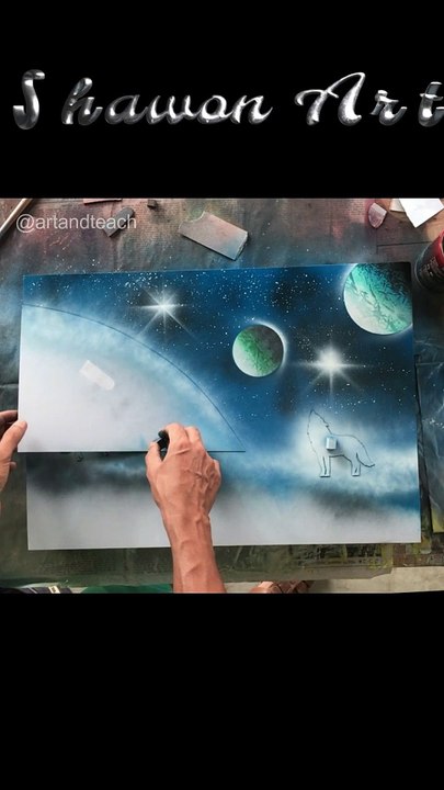 Spray art