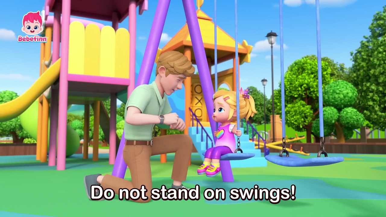 Ouch! Playground Safety Song _ Bebefinn Nursery Rhymes for Kids