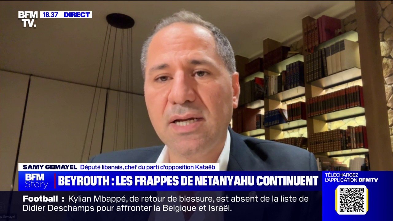 Samy Gemayel (chef du parti d'opposition libanais Kataëb): "Le Hezbollah prend le Liban en otage depuis très longtemps, mais là, c'est tout le pays qui en paye le prix"