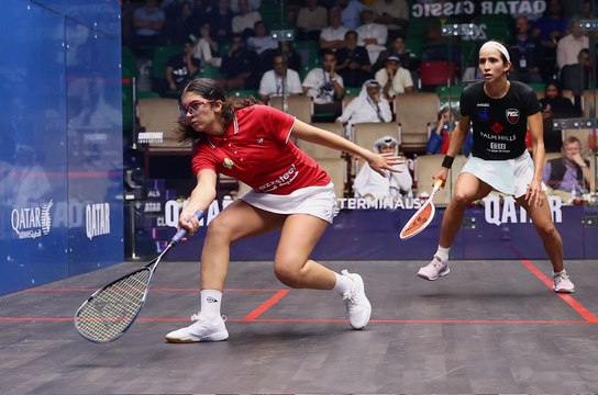 المصرية نوران جوهر تبلغ نصف نهائي بطولة قطر كلاسيك للاسكواش
