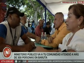 Jornada del Ministerio Público Va a Tu Comunidad atendió a más de 300 personas en Baruta