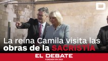 La reina Camila visita las obras de la sacristía Carlos III en Westminster