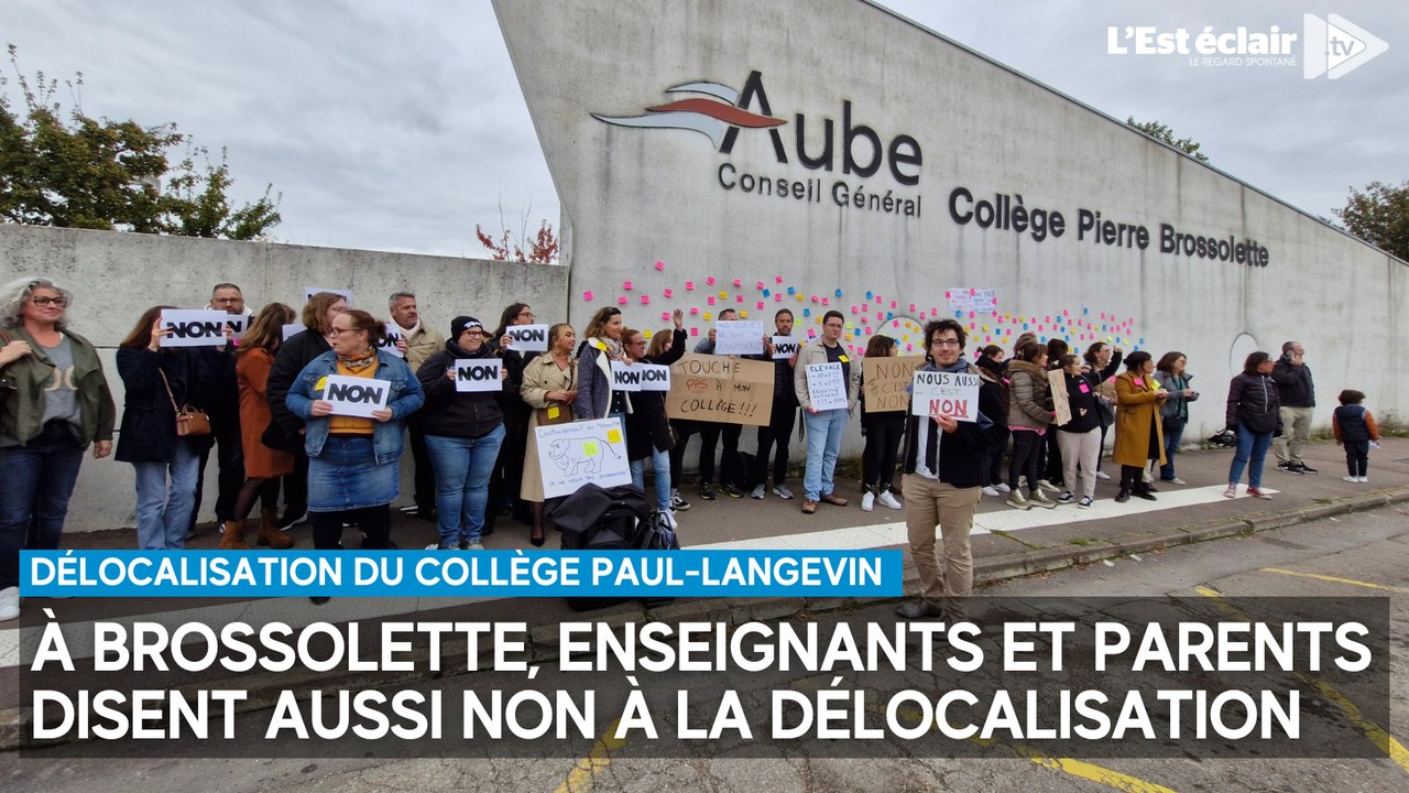 Délocalisation du collège Paul-Langevin : à Brossolette, enseignants et parents disent aussi non