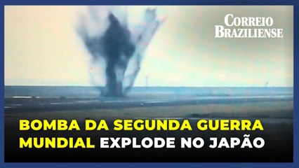 Bomba americana da Segunda Guerra Mundial explode em aeroporto japonês