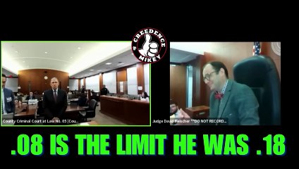 PISSED OFF JUDGE FLEISCHER THROWS DWI DEFENDANT BEHIND BARS