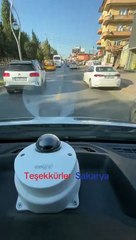 Fermuar yöntemiyle ambulansa yol verdiler