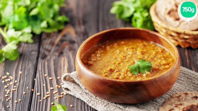 Dahl de lentilles corail au Monsieur Cuisine