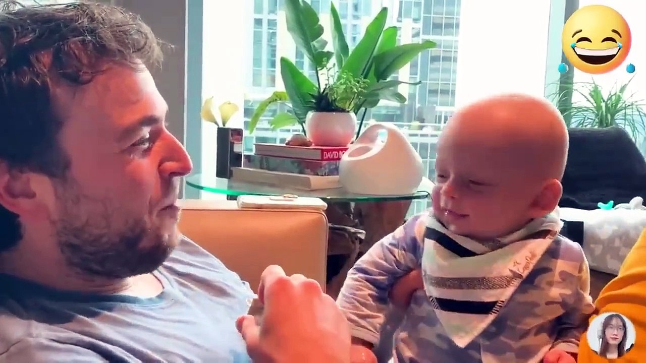 Cute baby laughing Completion