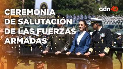 ¡Última Hora! Salutación de las Fuerzas Armadas a la Presidenta Claudia Sheinbaum Partdo