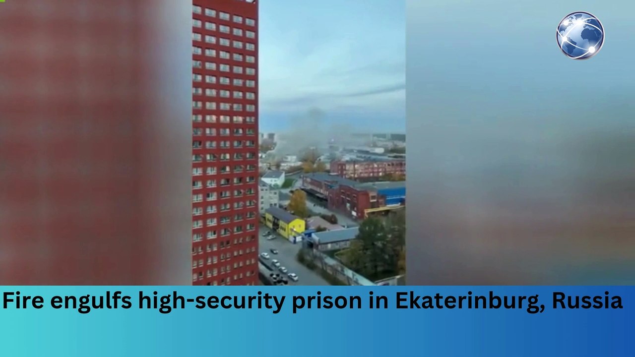 Fire engulfs high-security prison in Ekaterinburg, Russia ’#breakingnews #worldnews #news