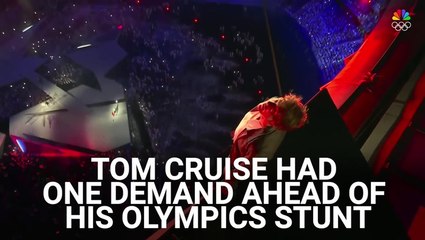 Apparently Before Tom Cruise Agreed To His Olympics Stunt, He Had One Demand