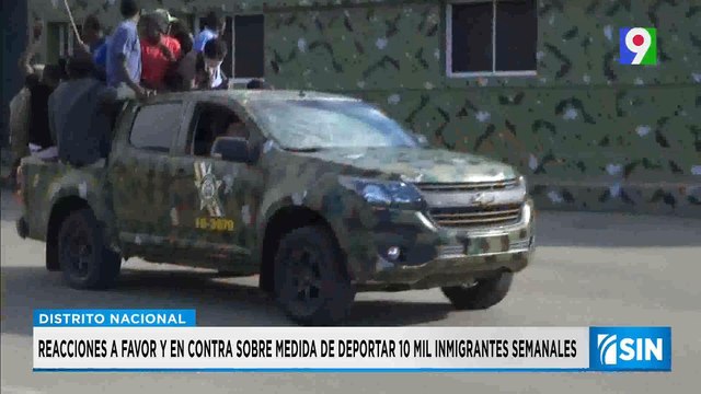 Reacciones sobre medida de deportar 10 mil inmigrantes semanales | Primera Emisión SIN