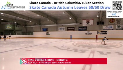STAR 2 Girls & Boys Group 1,2,3,4,5 & 6 RINK 1 - 2024 BC/YT Section Super Series Autumn Leaves