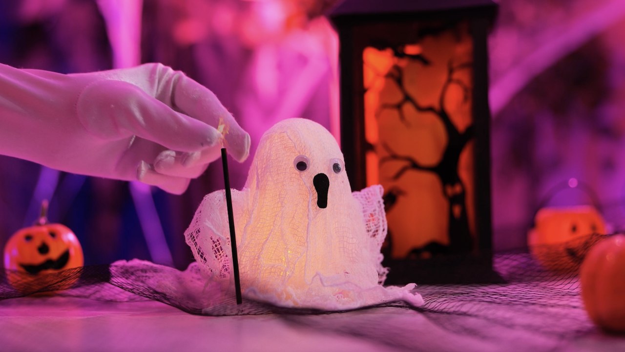 DIY Cute Ghost  #shorts #halloween