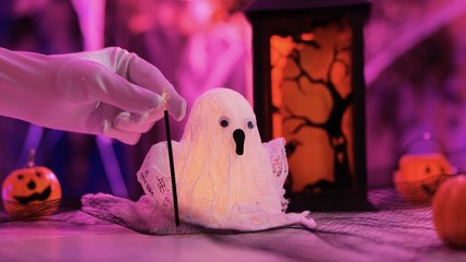 DIY Cute Ghost  #shorts #halloween