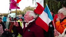 Mobilisation pour la sauvegarde des vitraux de Notre Dame. Paris/France - 03 Octobre 2024