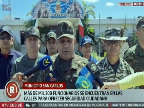 Cojedes | FAN y organismos de seguridad se despliegan para la protección de la ciudadanía