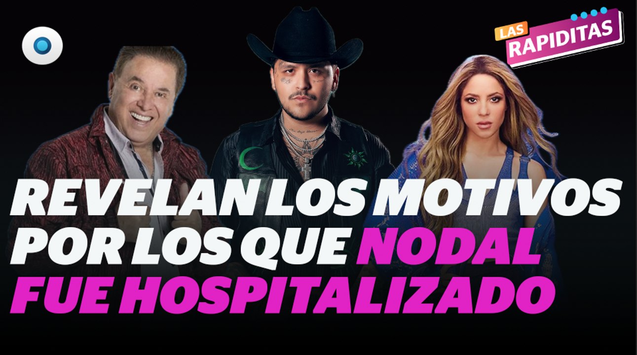 Estos son los motivos por los que Christian Nodal fue hospitalizado I Reporte Indigo