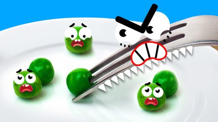 Clumsy Veggies Turn Parents | Doodles' Heartwarming Adoption Tale by DOODLAND