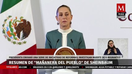 Resumen de La Mañanera de Claudia Sheinbaum, 03 de octubre 2024