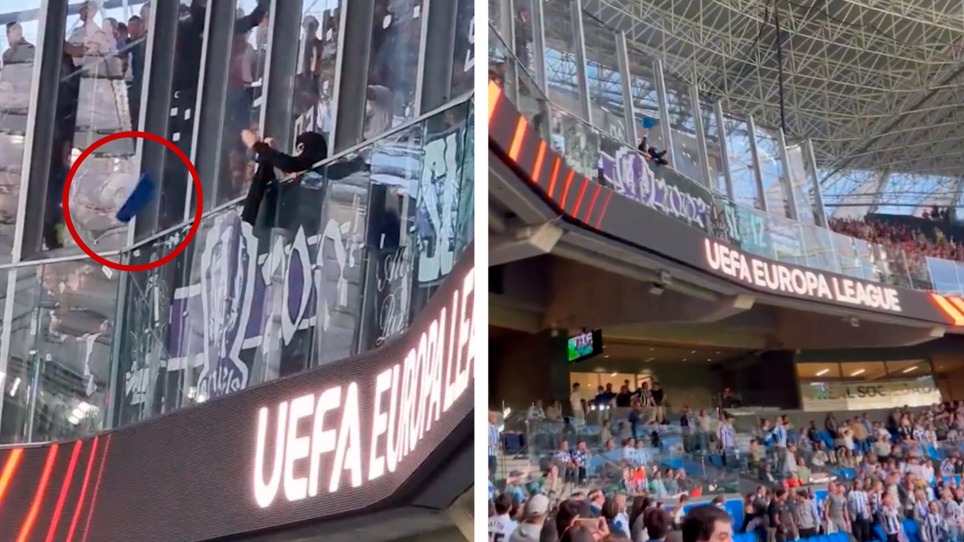 Europa League: Tres ultras del Anderlecht detenidos por lanzar objetos contra la aficin de la Real Sociedad