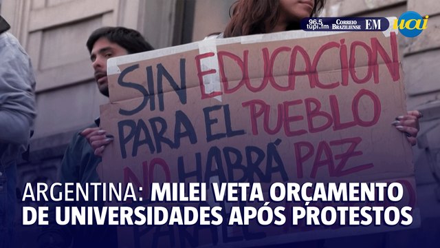 Argentina: Milei veta orçamento de universidades após protestos