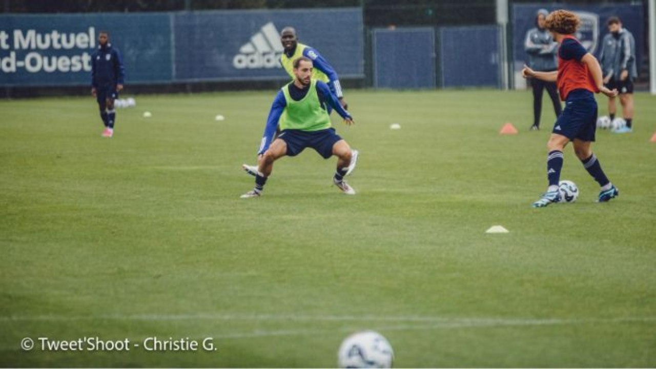 Girondins. Jeu offensif, et travail dans la bonne humeur à l'entraînement