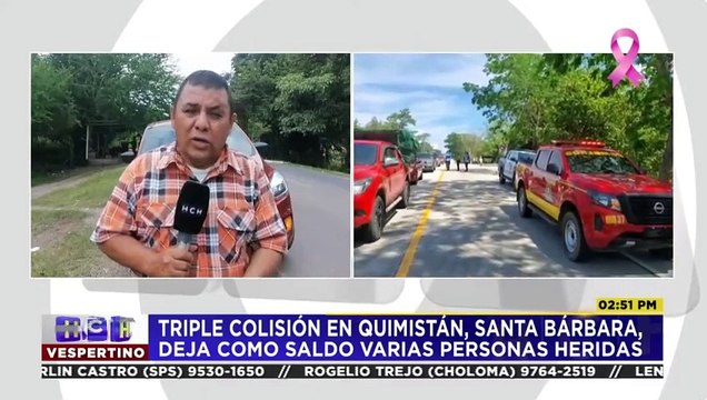 ¡Macanazo! Al menos cinco heridos deja aparatosa colisión en Quimistán