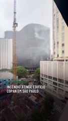 Скачать видео: Incêndio atinge edifício Copan em São Paulo