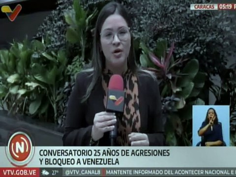 Caracas | Autoridades participan en conservatorio sobre los 25 años de agresiones a Venezuela