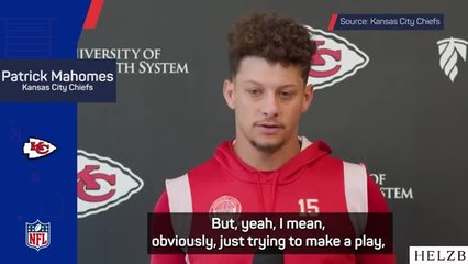 Mahomes 'felt like s***' following Rice injury