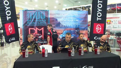 El club MUD Off Road Monclova convocó a rueda de prensa