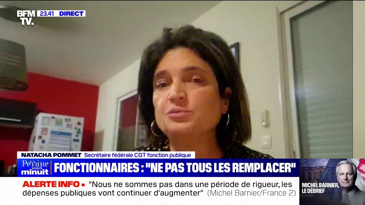 Fonctionnaires non remplacés: "Tous les fonctionnaires ont une utilité sociale et sont au service du public", juge Natacha Pommet (CGT fonction publique)