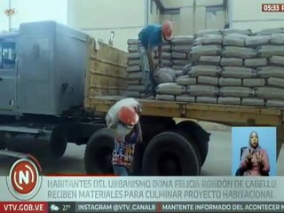 Monagas | Habitantes son beneficiados con materiales para avanzar en proyecto habitacional