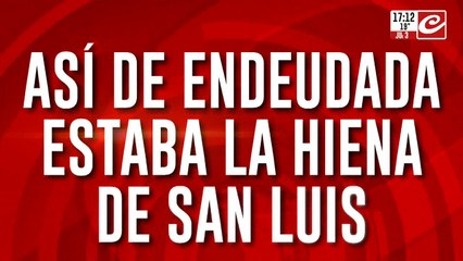 Así de endeudada estaba la hiena de San Luis