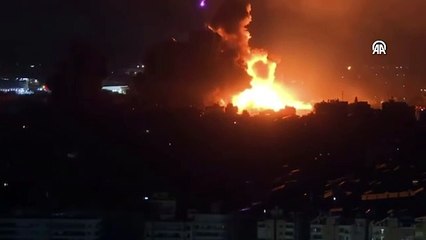 Beyrut’ta biri büyük çok sayıda patlama