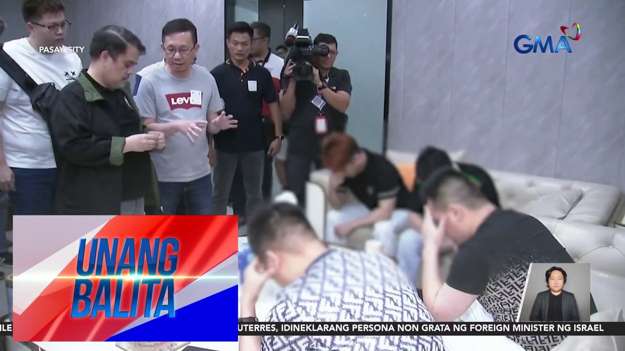 POGO hub na hinihinalang pugad ng love scam, ni-raid | Unang Balita