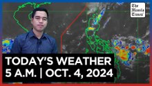 Today's Weather 5 A.M. | Oct. 4, 2024