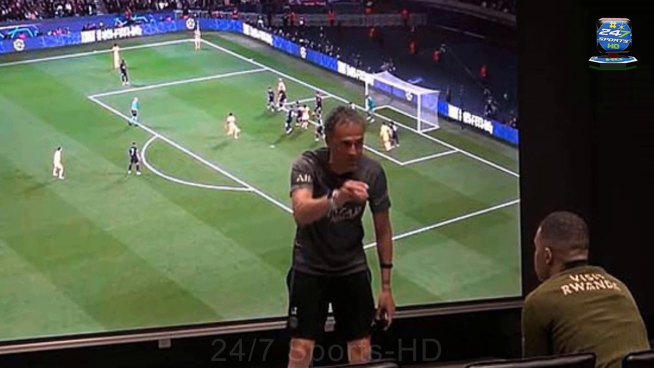 Footage emerges of PSG boss Luis Enrique tearing into Kylian Mbappe during a tactical briefing last season as the Spaniard mocked the forward's adulation for NBA legend Michael Jordan