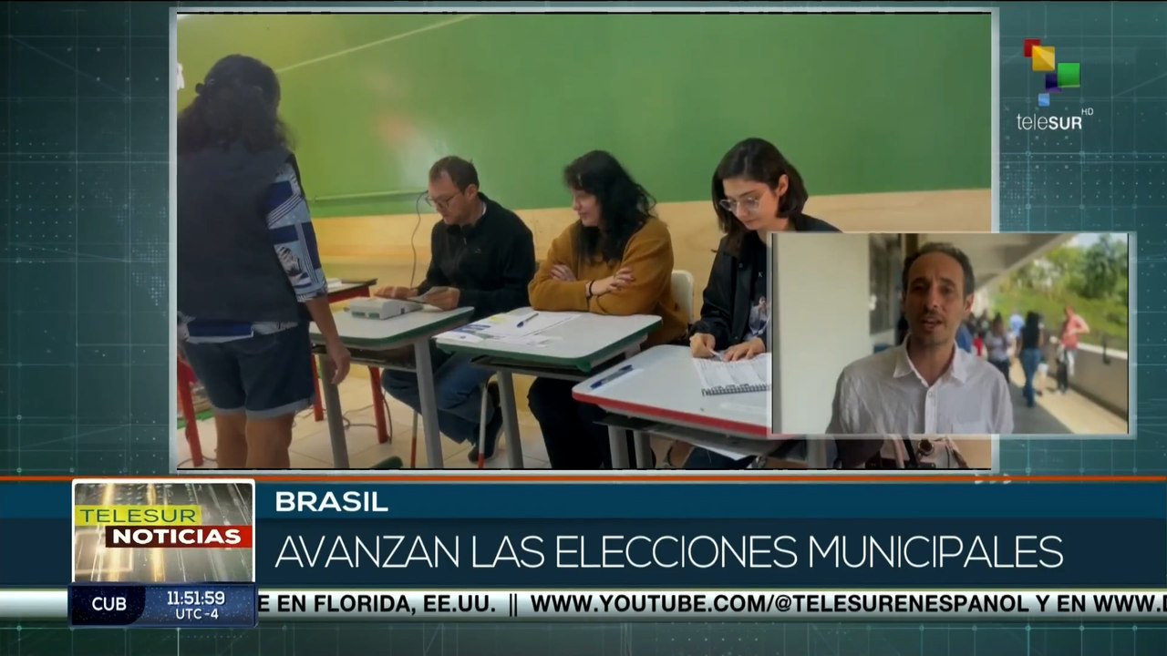 Transcurren con normalidad elecciones municipales de Brasil