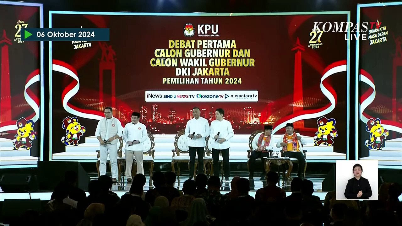 Momen Dharma Kun Tanya ke Ridwan Kamil soal Alokasi Duit RW Jakarta | Debat Pilkada 2024