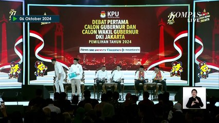 Dharma-Kun Pamer Kartu Jakartaku Aman di Momen Kata Penutup Debat