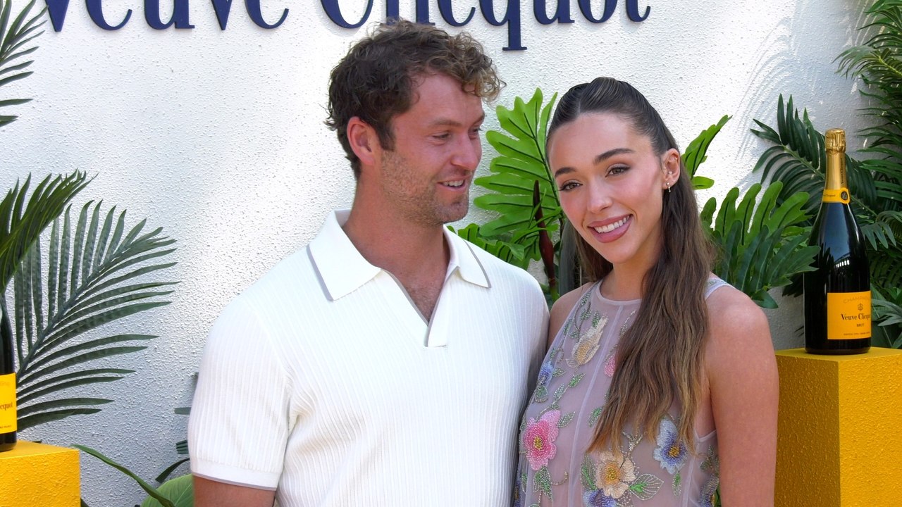 Michael Stevens and Sophia Culpo 2024 Veuve Clicquot Polo Classic LA Event Arrivals