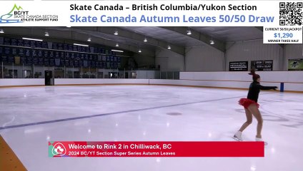 STAR 6 Women Free Program - Group 2 - RINK 2 - 2024 BC/YT Section Super Series Autumn Leaves