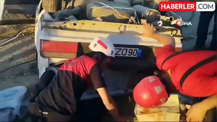 Şanlıurfa'da Kontrolden Çıkan Otomobil Devrildi: 5 Yaralı