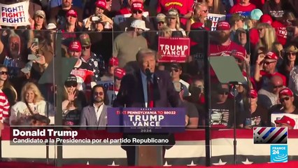 Donald Trump vuelve a Pensilvania, tres meses después de sufrir un atentado