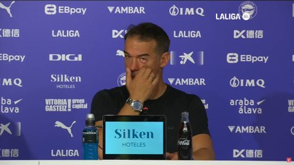LUIS GARCÍA PLAZA, rueda de prensa COMPLETA tras el ALAVÉS 0- FC BARCELONA 3